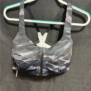 Victoria's Secret Camouflage Sports Bra - Black and Pink